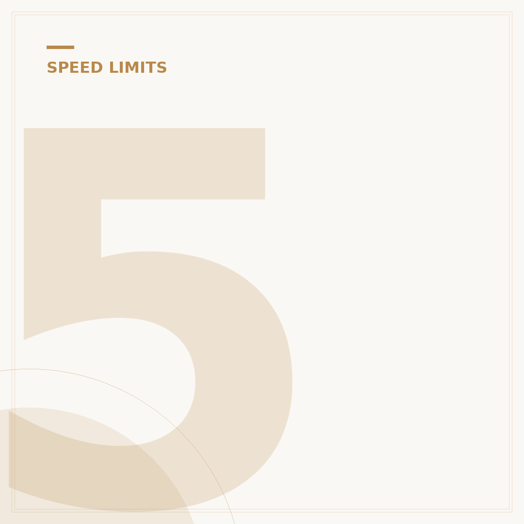 5 mph Speed Limit Sign: Where and Why?