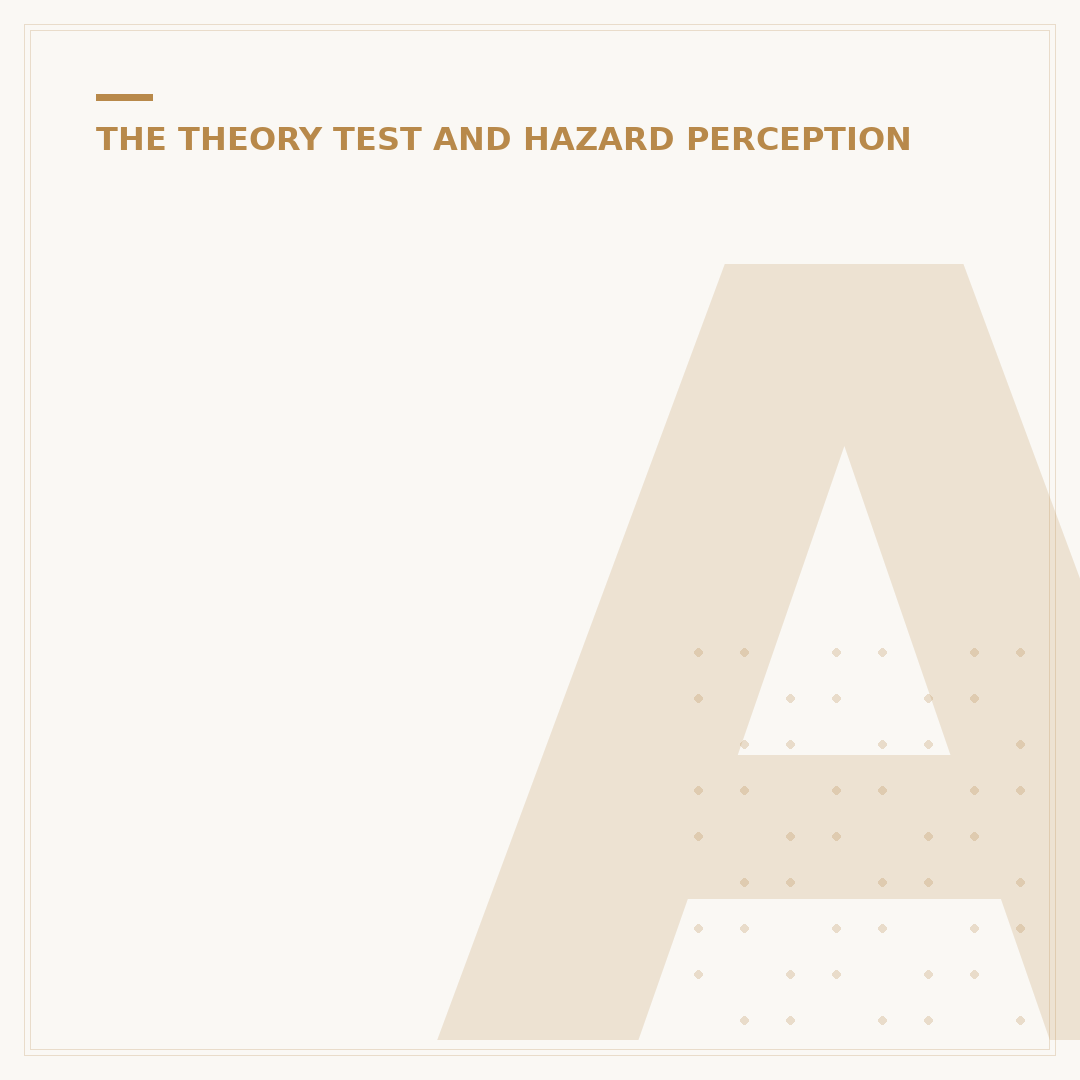 ADI Part 1 Theory Test Explained