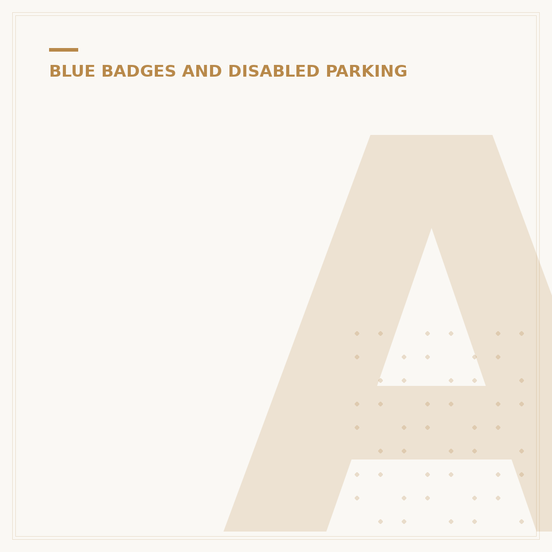 Apply for a New Blue Badge