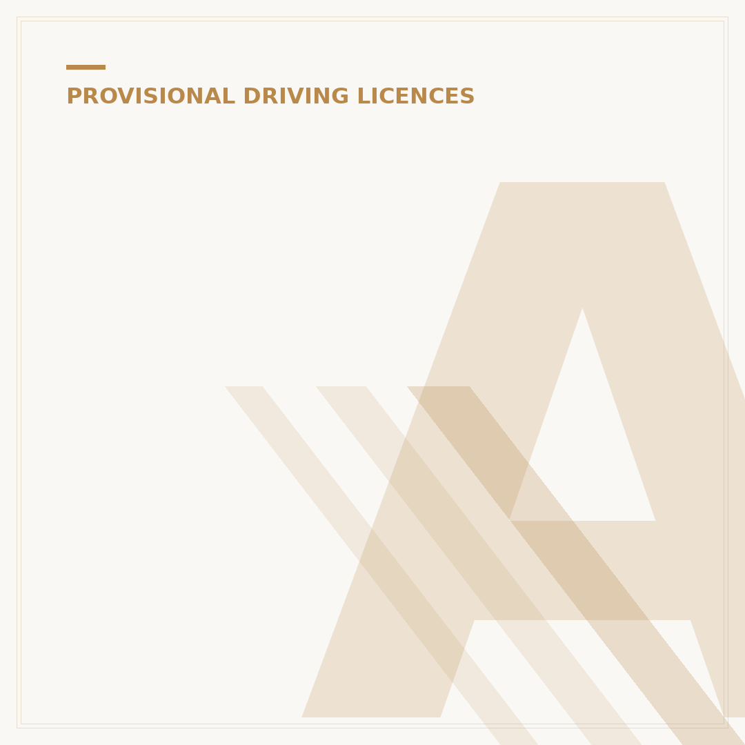 Applying for a Provisional Licence in Northern Ireland