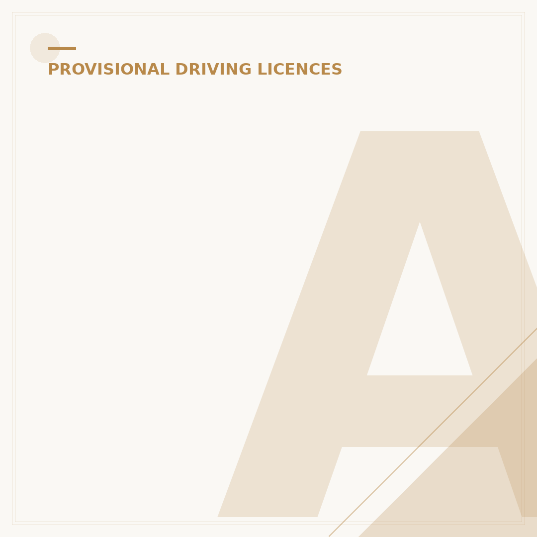 Apply for a Provisional Driving Licence