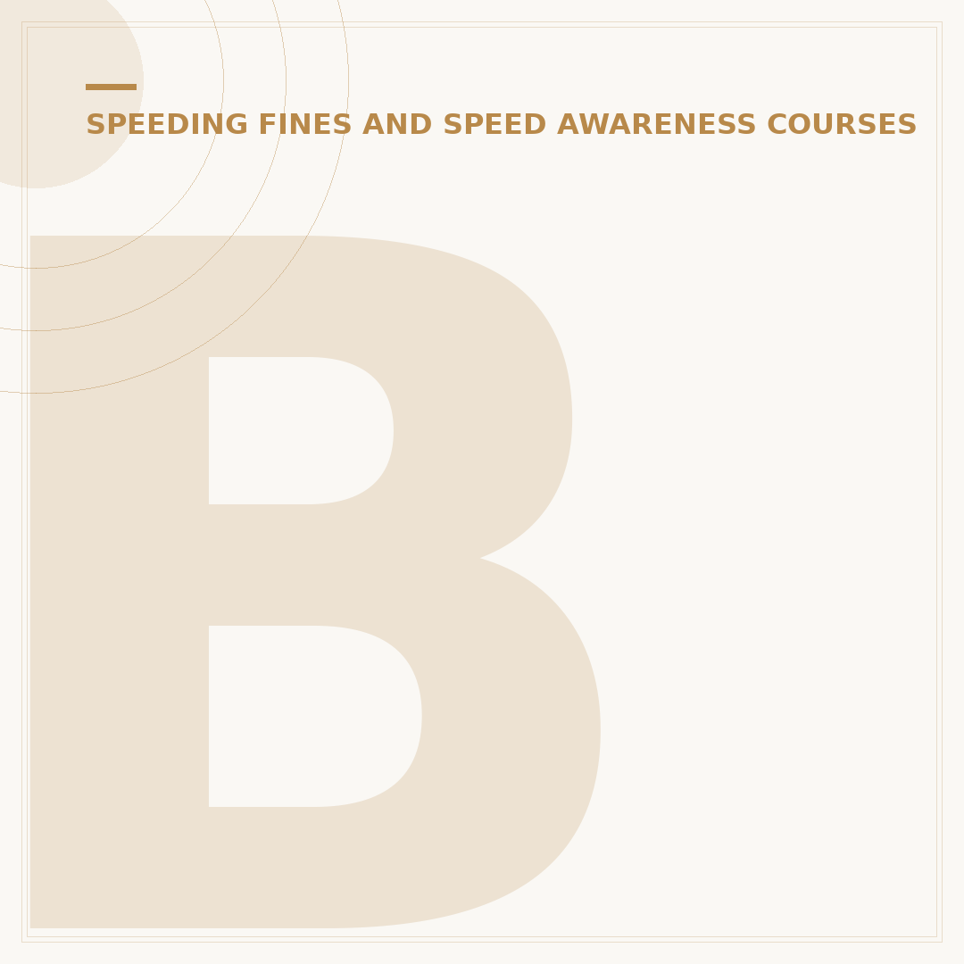 Band B Speeding Fine: First Offence Consequences