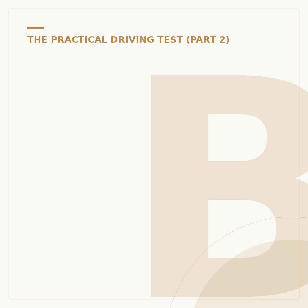 Best Time to Take a Driving Test