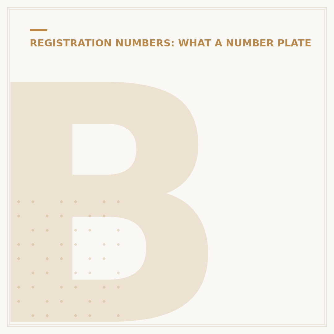Bike Number Plates: Sizes, Law & How to Get Them