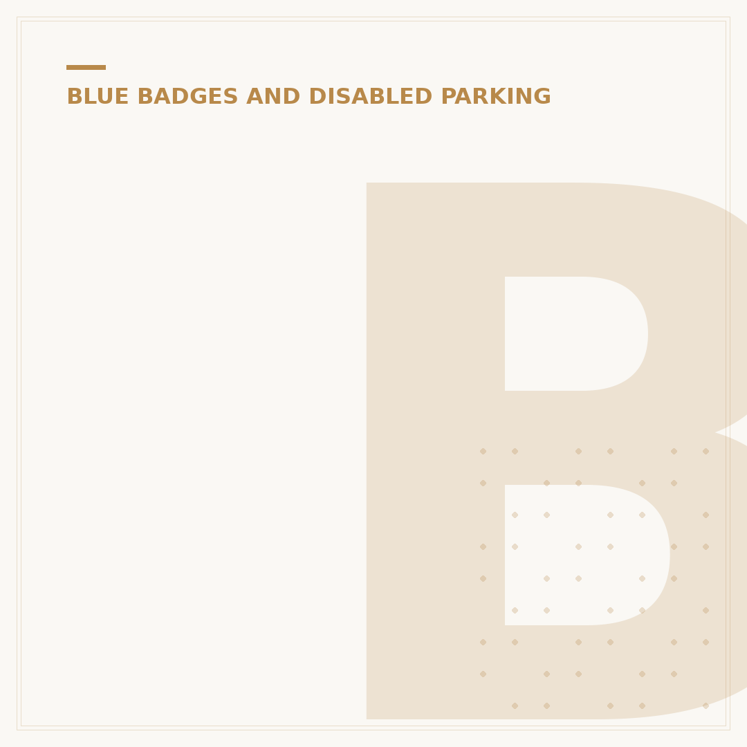 Blue Badge Entitlement: How to Apply & Eligibility