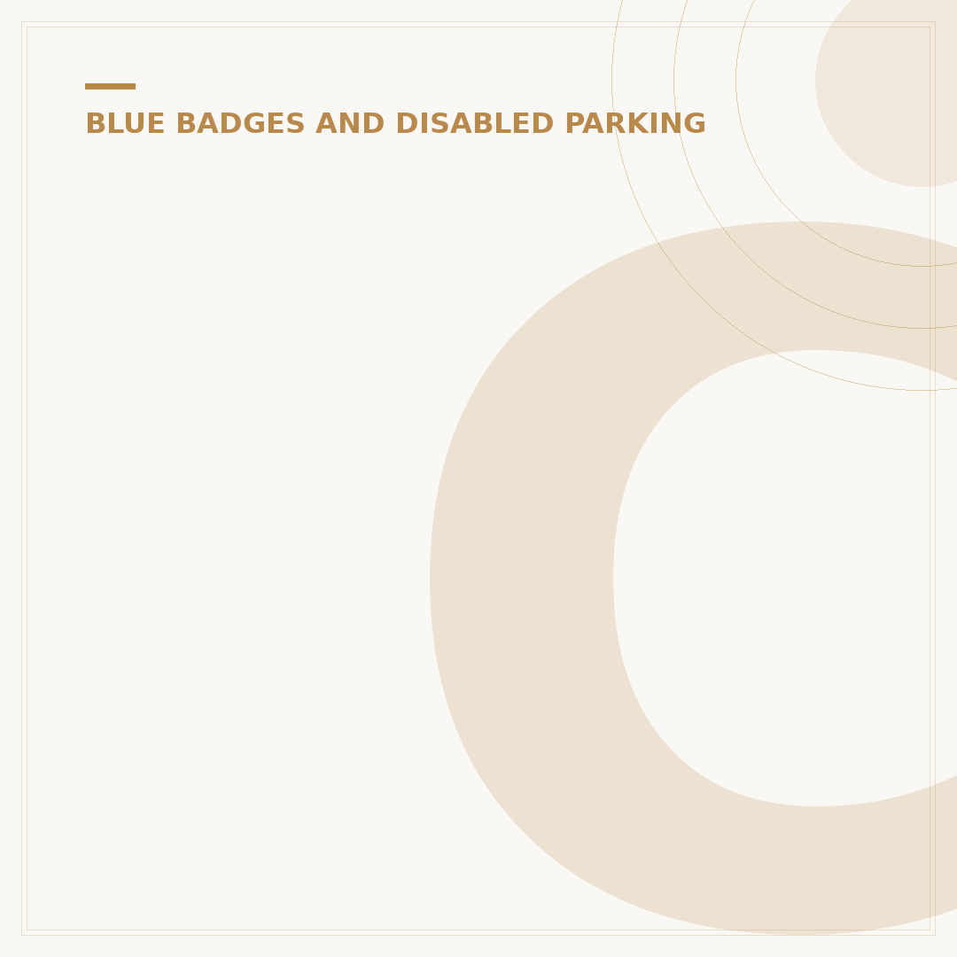 Can Blue Badge Holders Park in Pay and Display?