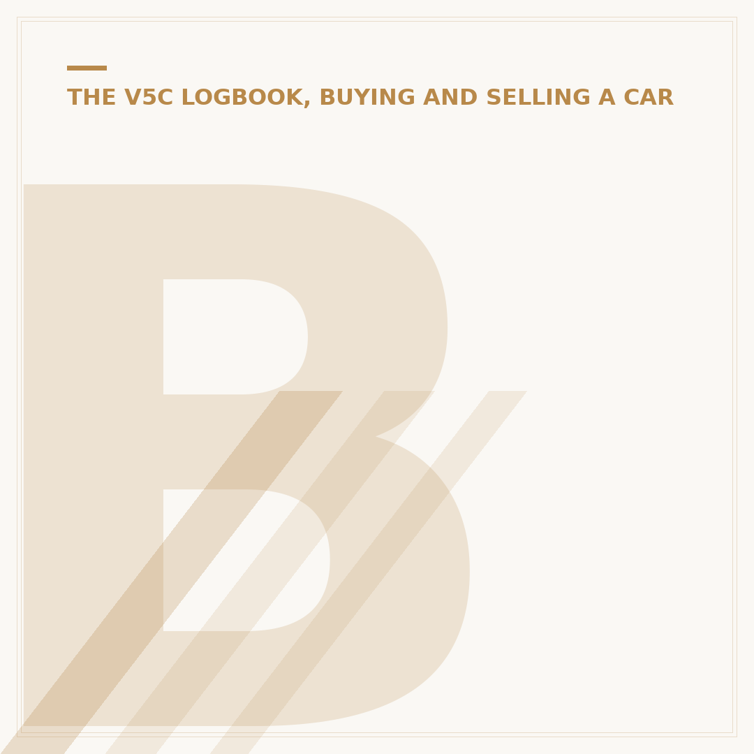 Bought a Car Without Logbook: What to Do Now