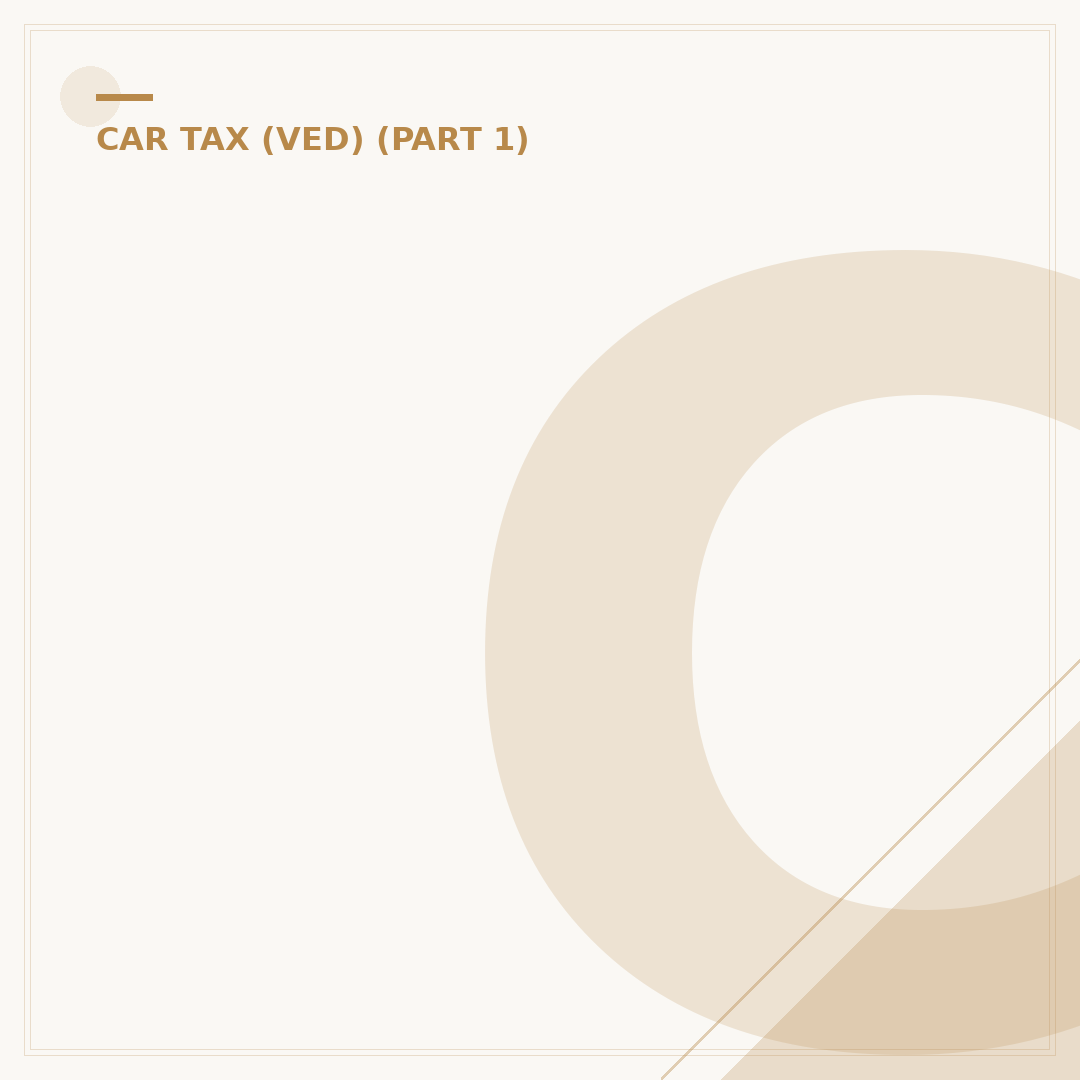 Car Tax Rises: Understanding Vehicle Excise Duty Changes