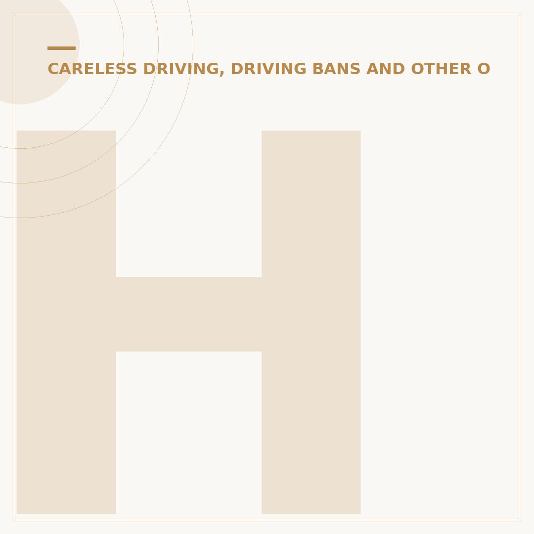 How Many Points for Careless Driving?