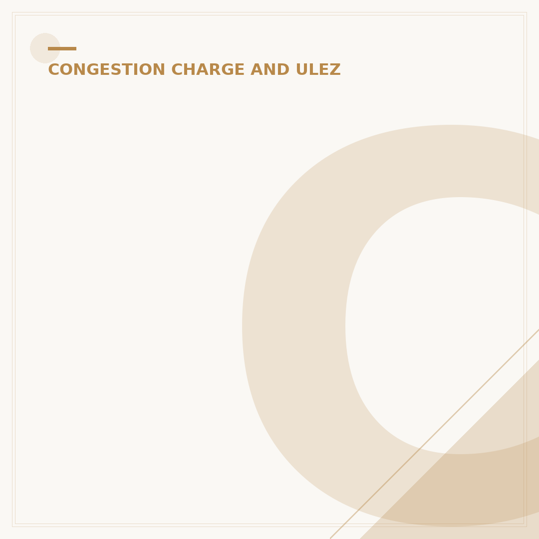 Congestion Charge Residents Discount: Check Your Eligibility