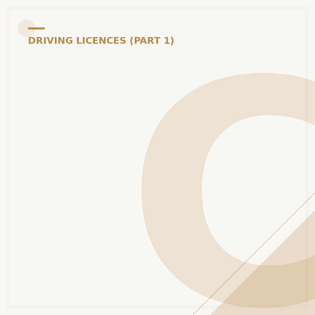 Counterpart Driving Licence: What You Need To Know
