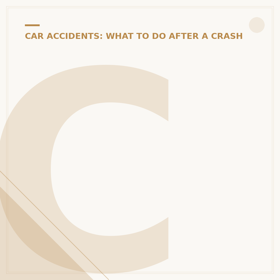 Crash Car Accident: What To Do And How To Prepare