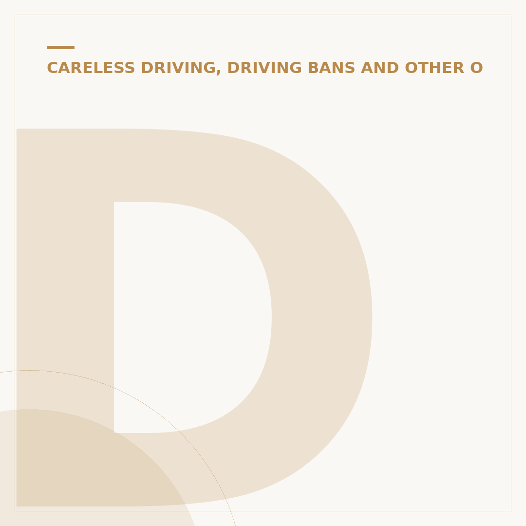 Dangerous Driving Sentence: What to Expect