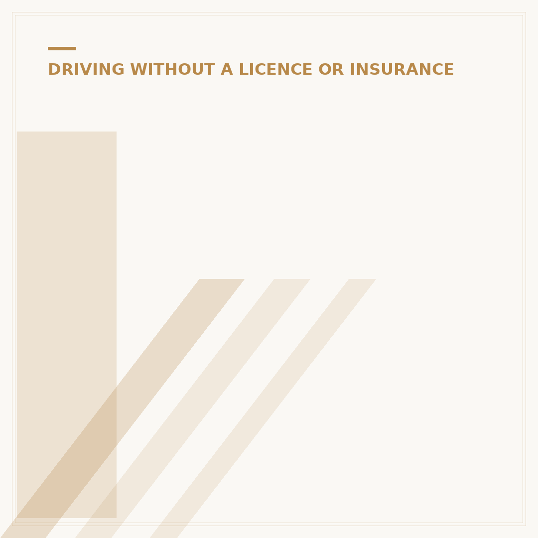 Insurance When Disqualified from Driving