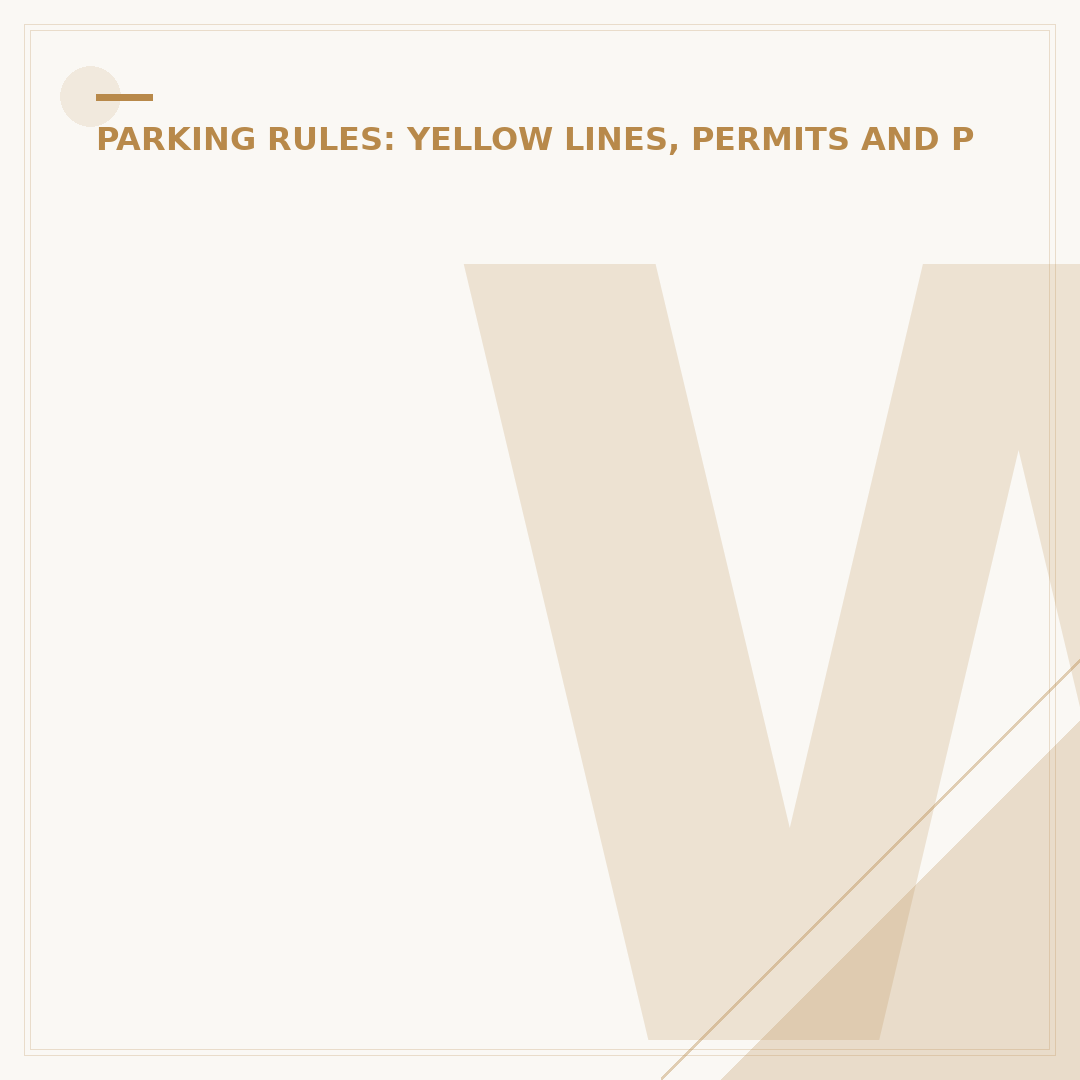 When Are Double Yellow Lines Not Legal?