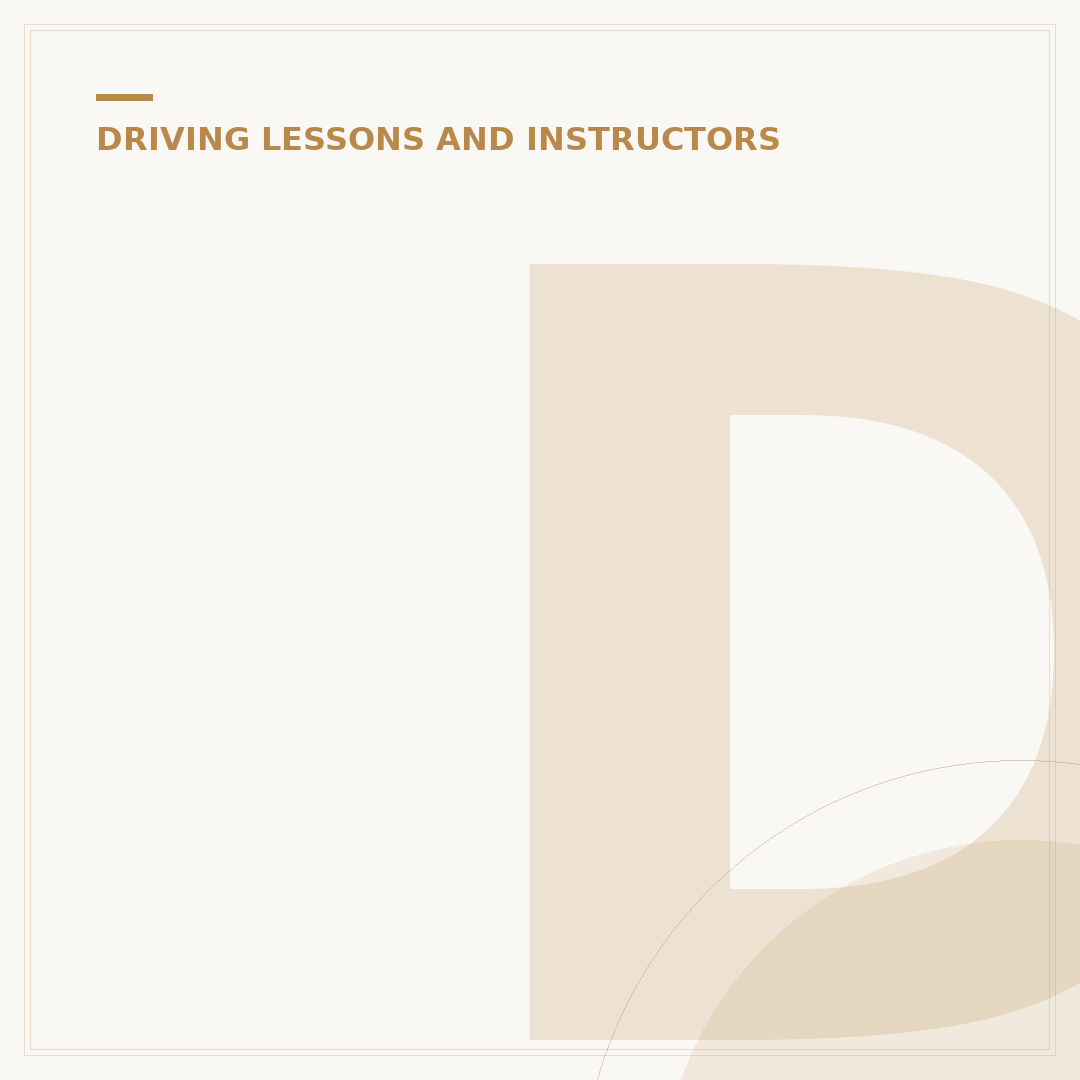 Driving Instructor Courses