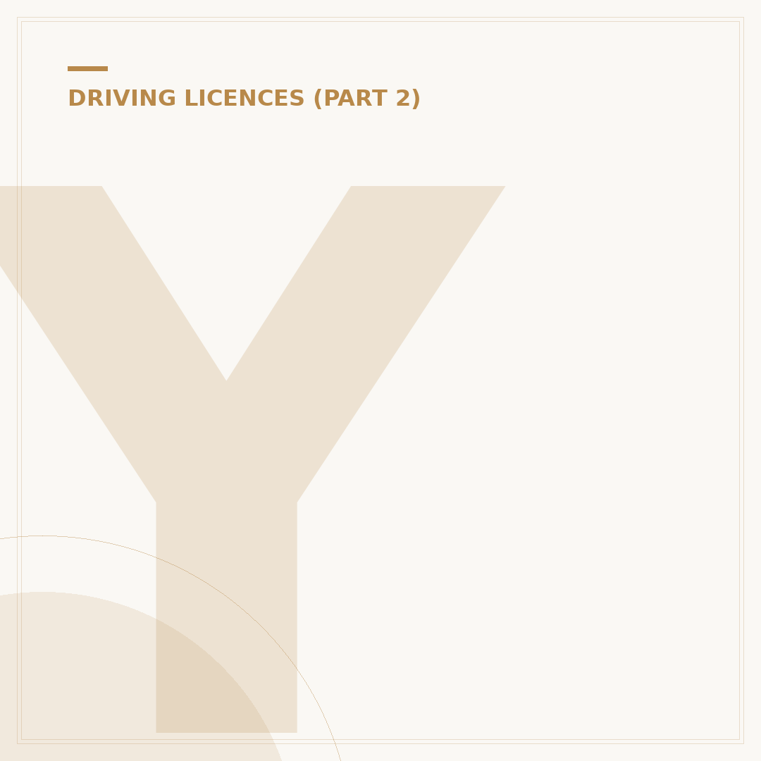 Your Driving Licence Date of Birth Explained