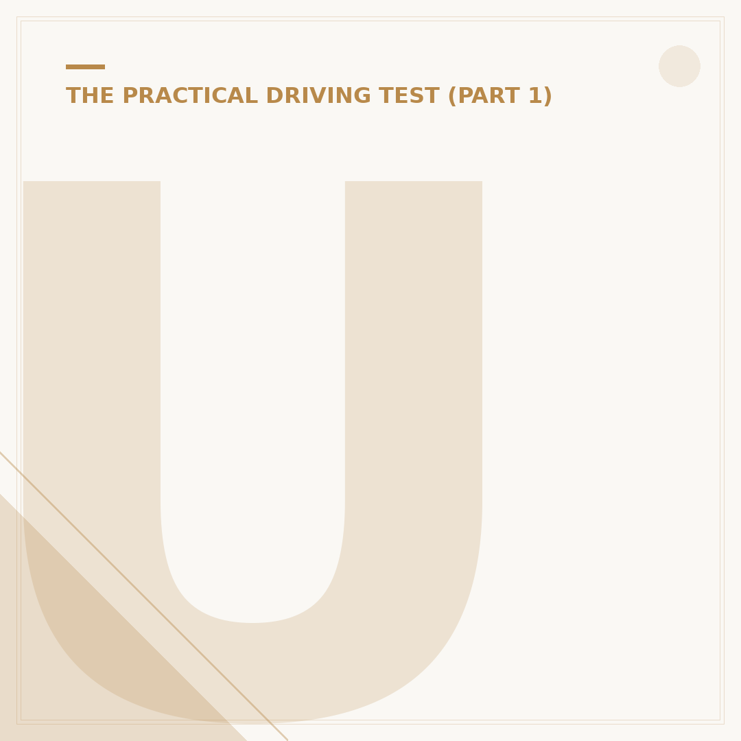 UK Driving Test Signs: What You Need to Know