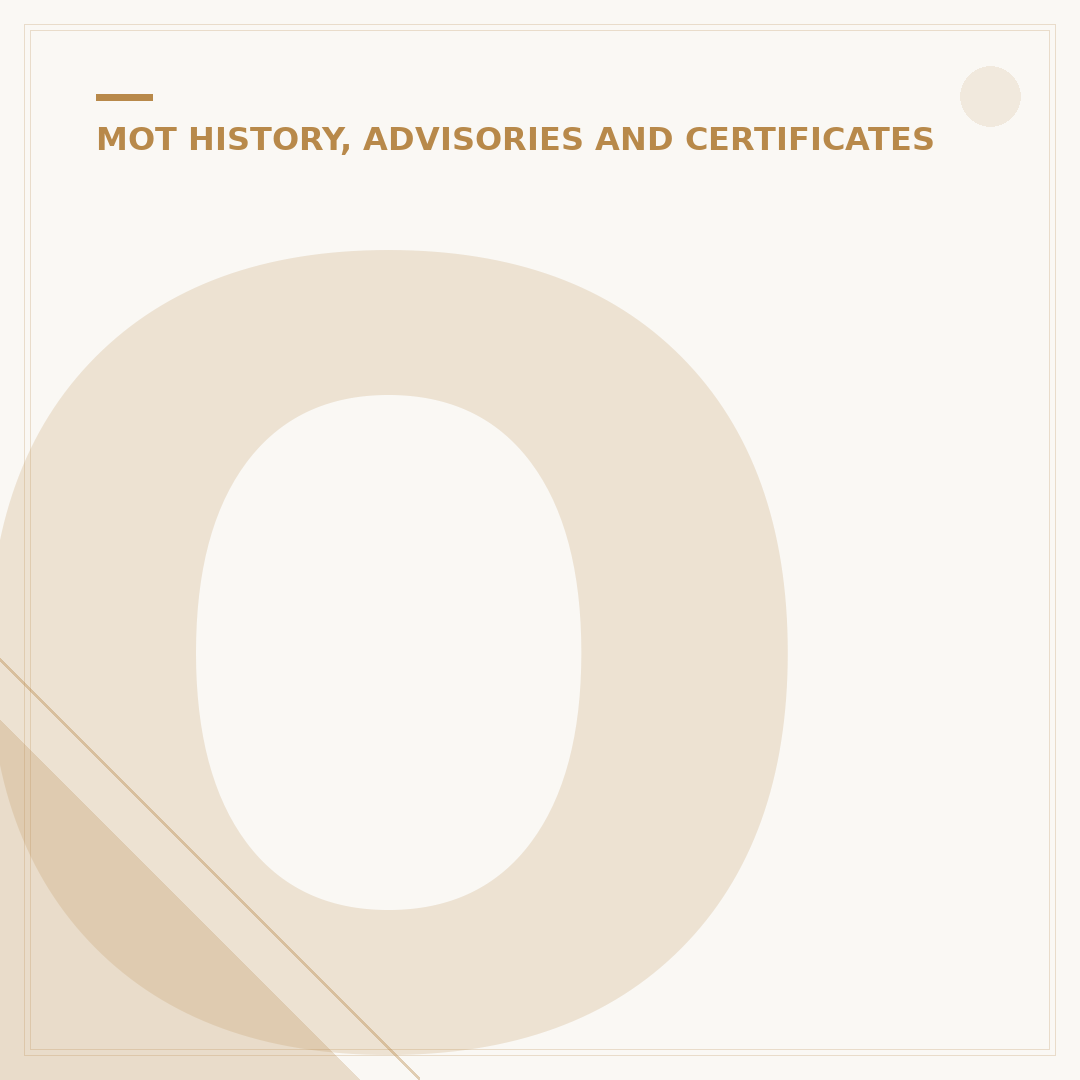 Obtaining a Duplicate MOT Certificate
