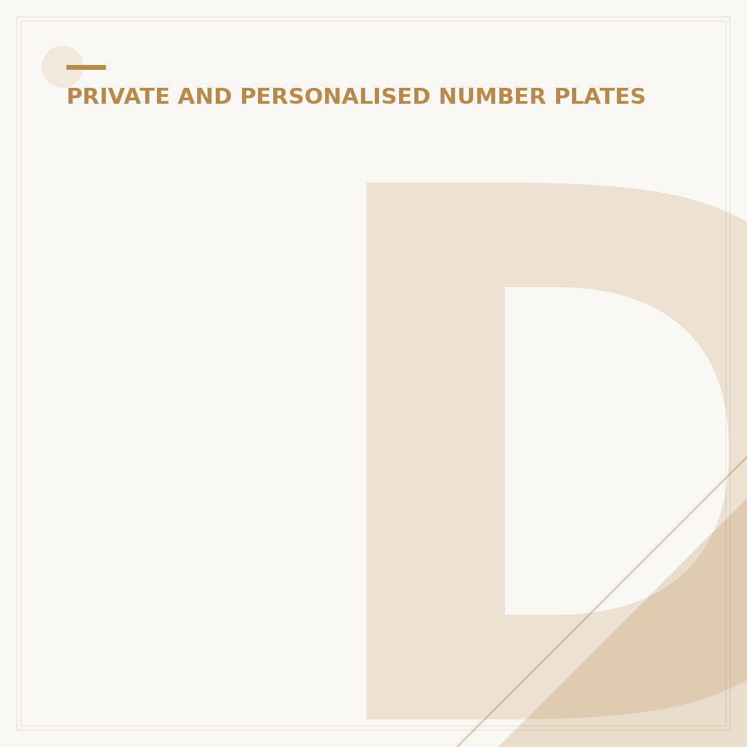 DVLA Cherished Number Plates: How to Find & Assign