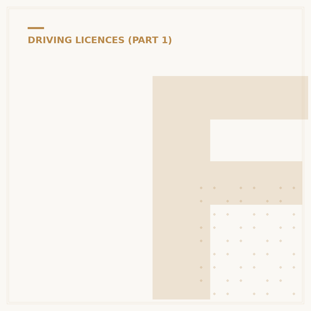 Finding Your Driving Licence Number