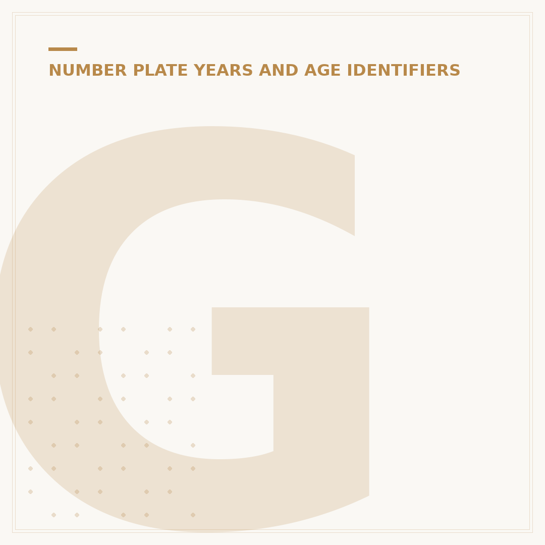 G Reg Car What Year: Decoding UK Vehicle Registrations