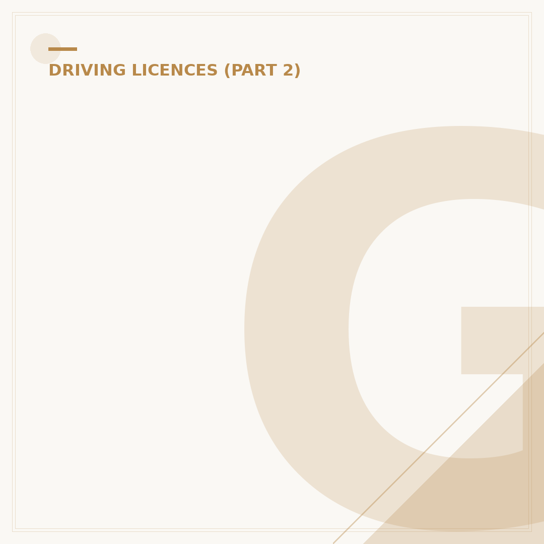 Getting Your Driving Licence in the UK