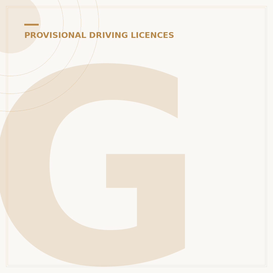 Getting a Provisional Driving Licence