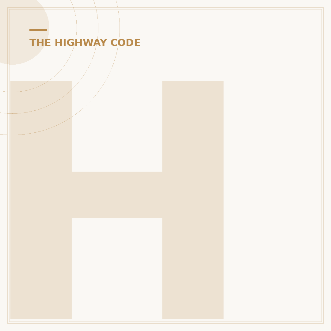 Highway Code Blank Sign: Understanding Road Signs
