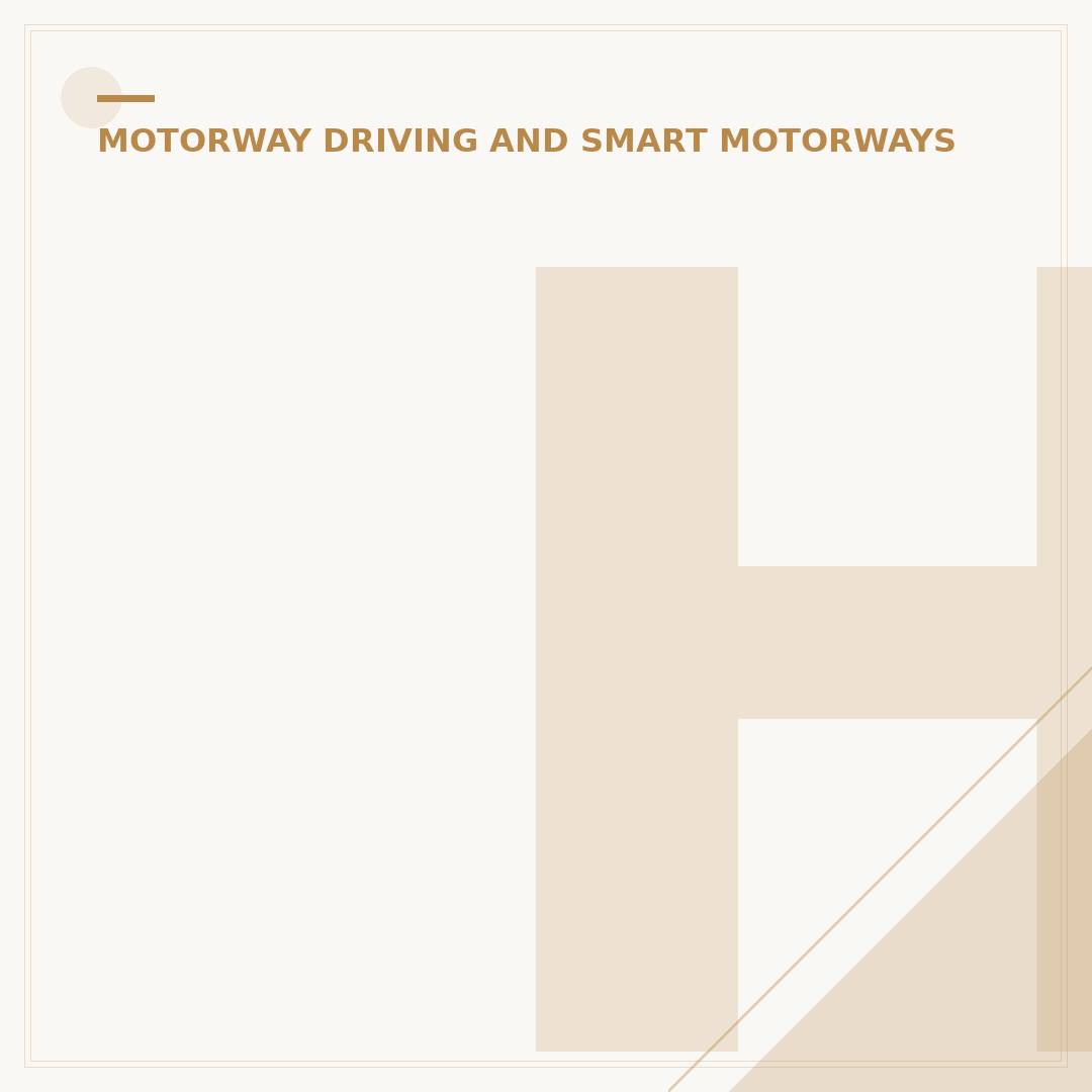 Highway Code Merge in Turn: Joining Motorways Safely