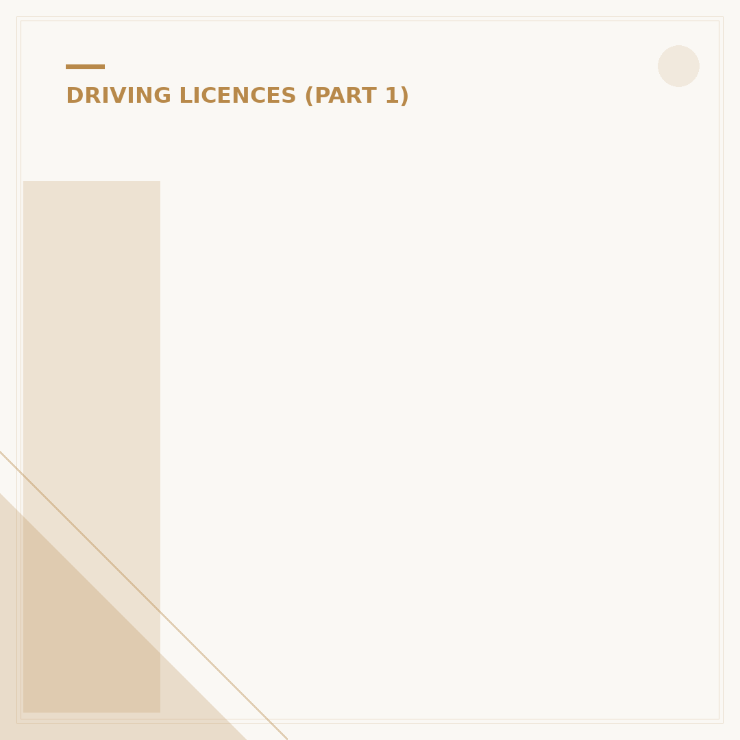 Isle of Man Driving Licence