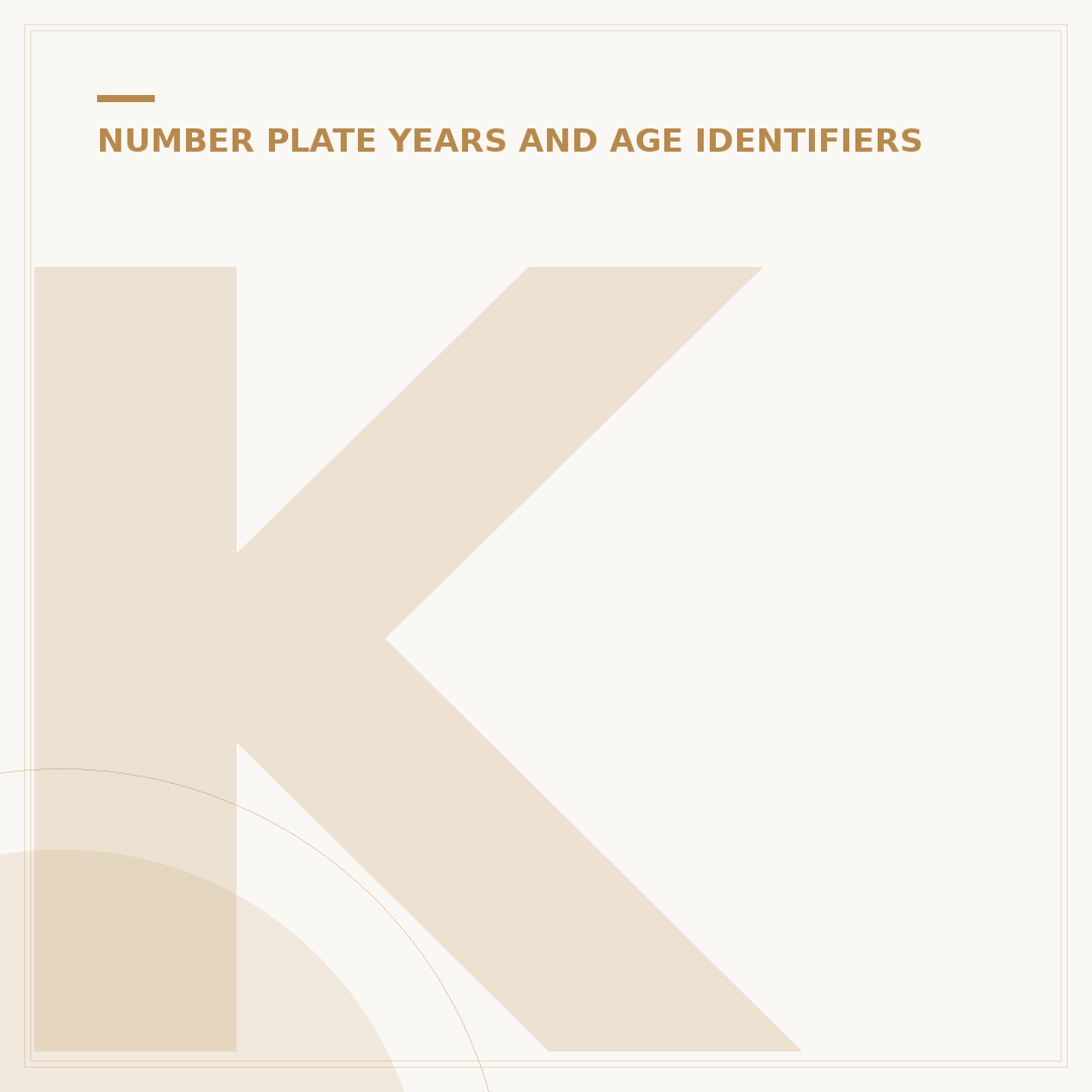 K Reg Car: What Year Was It Registered?