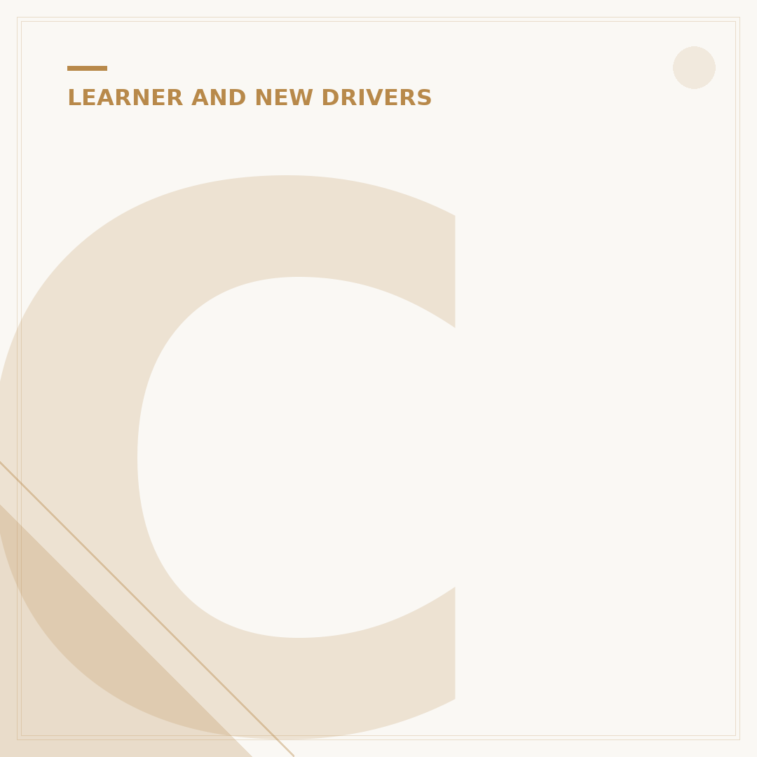 Can Learner Drivers Go On The Motorway With Parents?
