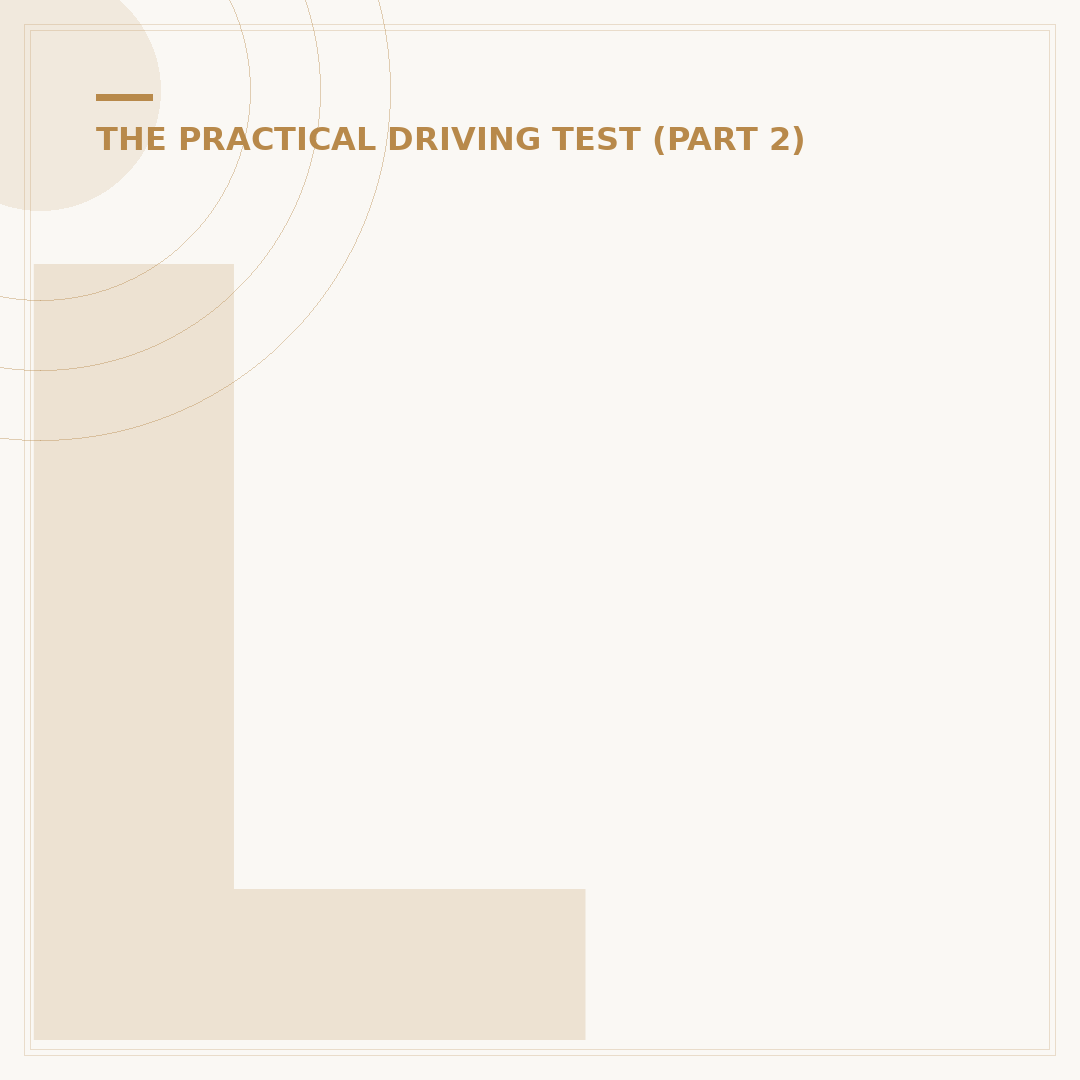 LIDT Driving Test: What You Need to Know