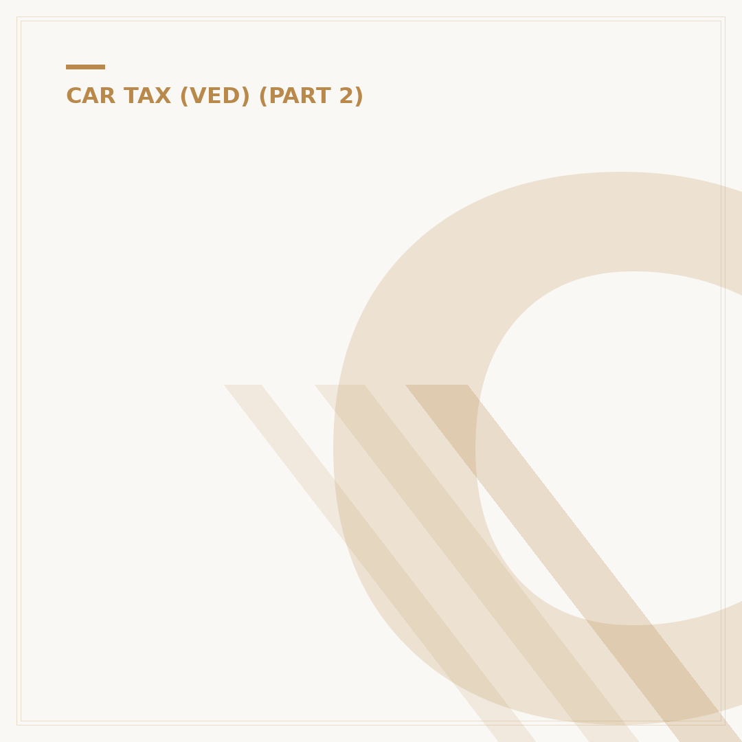 Cars with Lowest Car Tax: VED Savings Explained