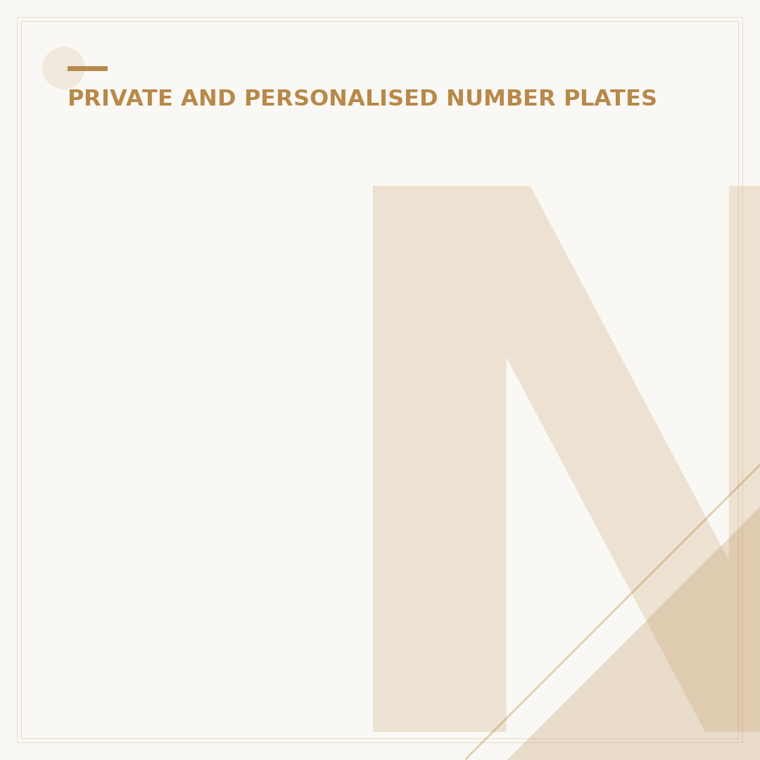 No Plate Value: Is Your Number Plate Worth Anything?