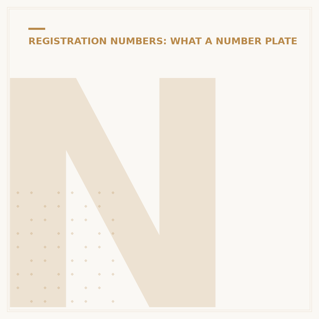 Number Plate Design: What You Can Legally Create