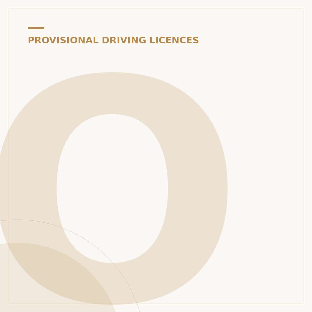 Ordering a Provisional Licence
