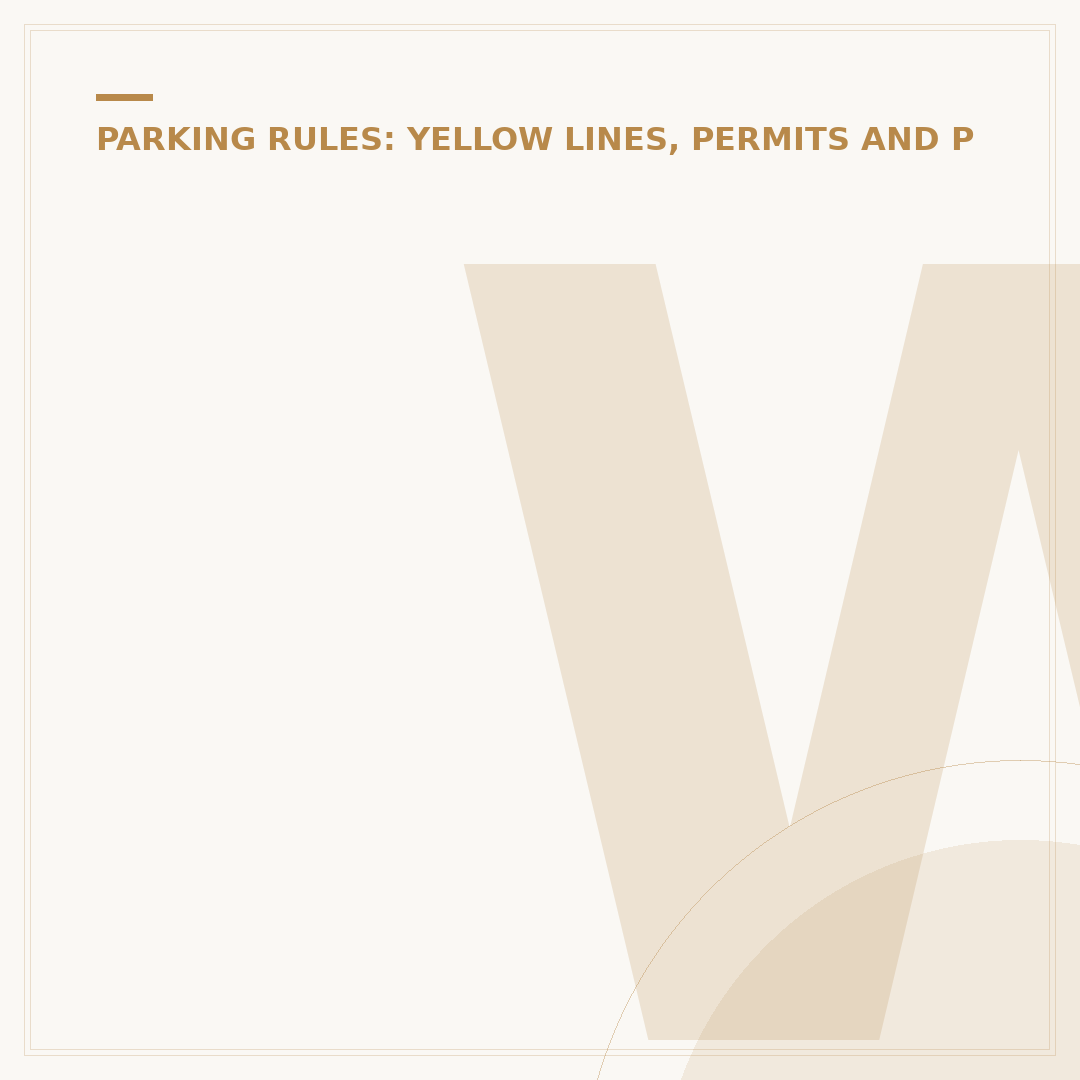 What Happens If You Park On Double Yellow Lines?