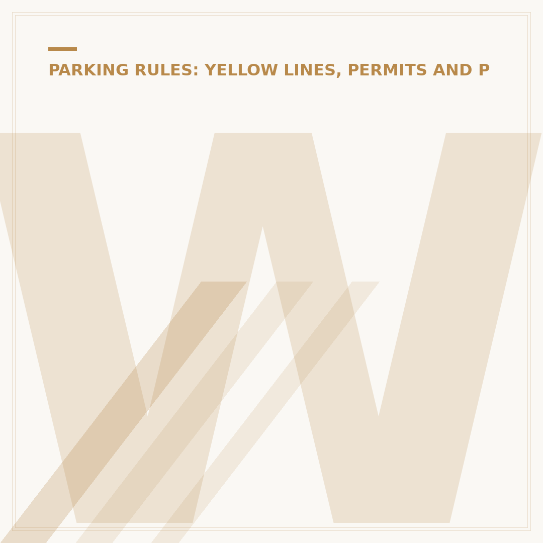 What Time Can You Park on a Single Yellow Line?