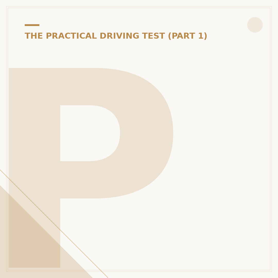 Pass Your Driving Test in a Week