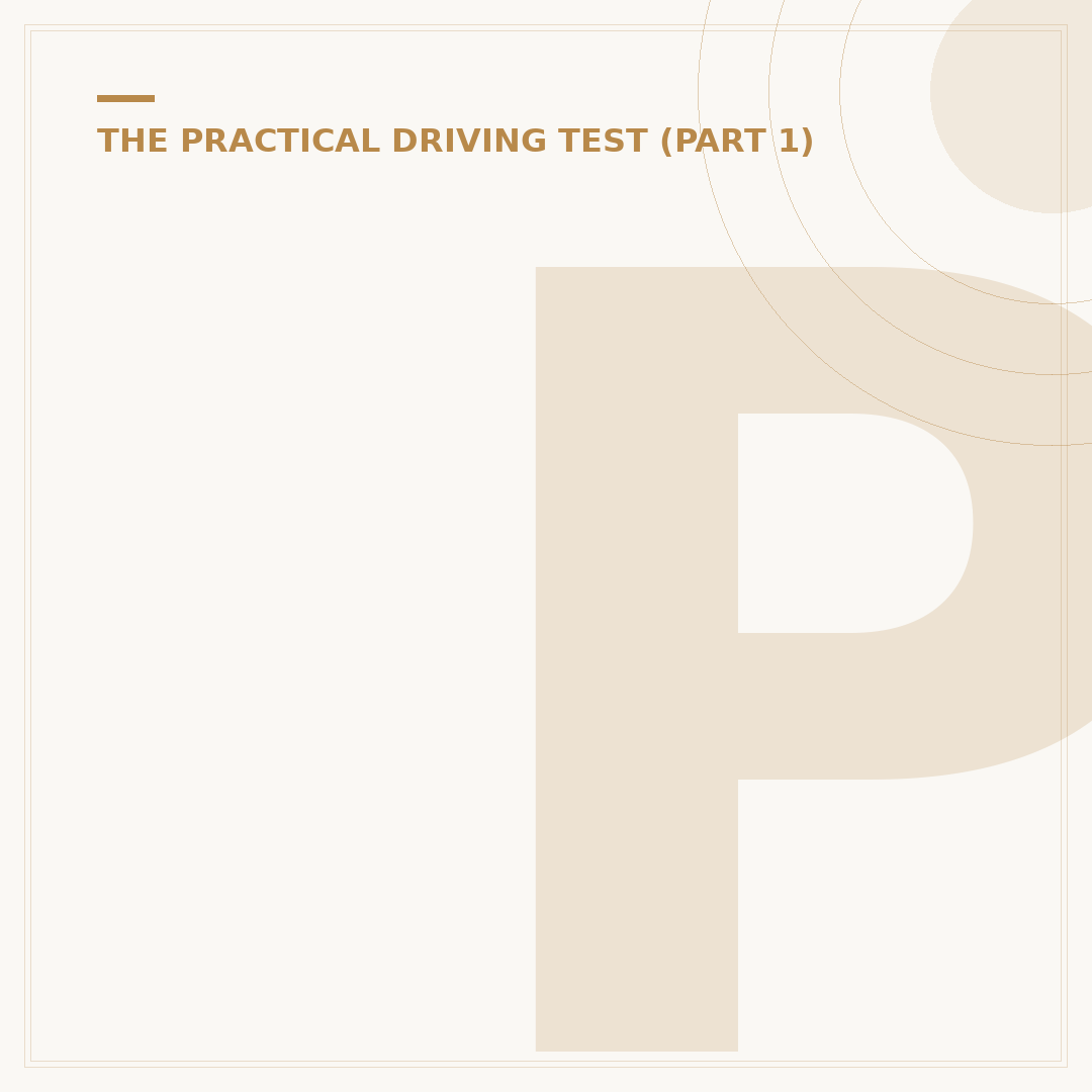 Particle Driving Test