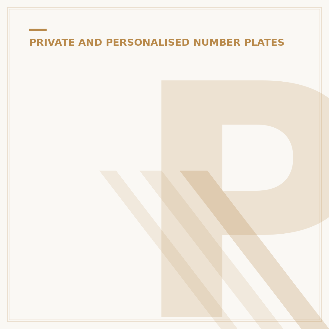 Private Car Reg Transfer