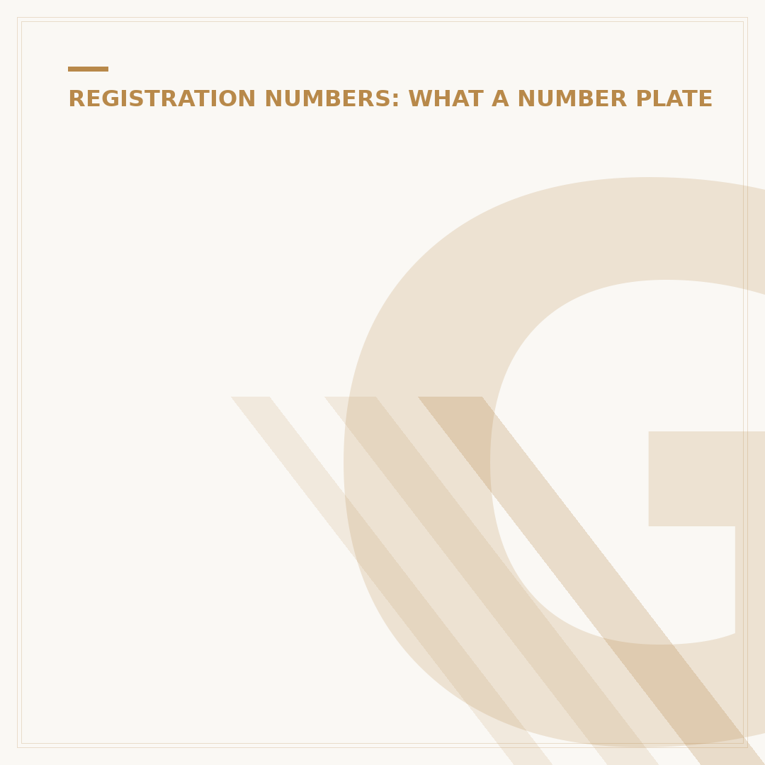 Getting a Private License Plate with the DVLA