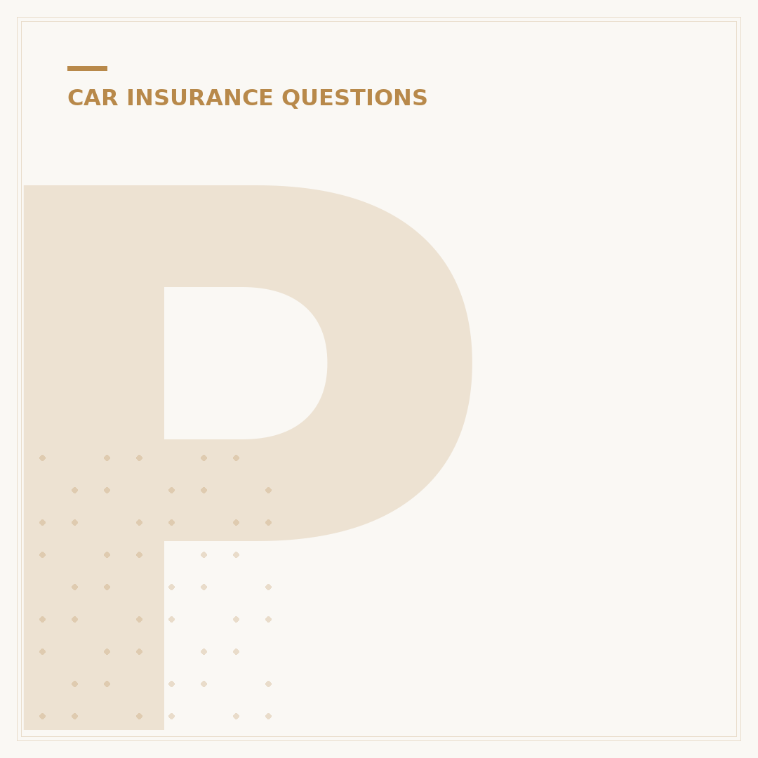 Provisional Licence Insurance
