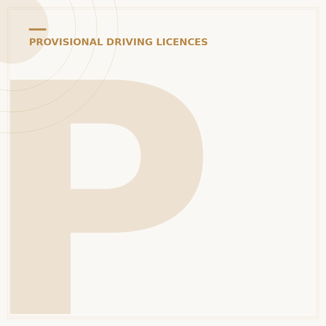 Provisional Licence Photo Requirements