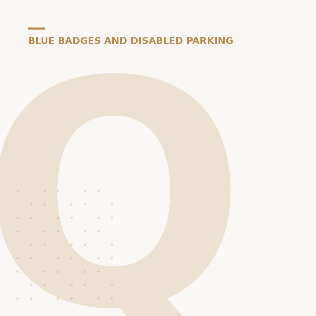 Qualifying for a Blue Badge: Eligibility and Application