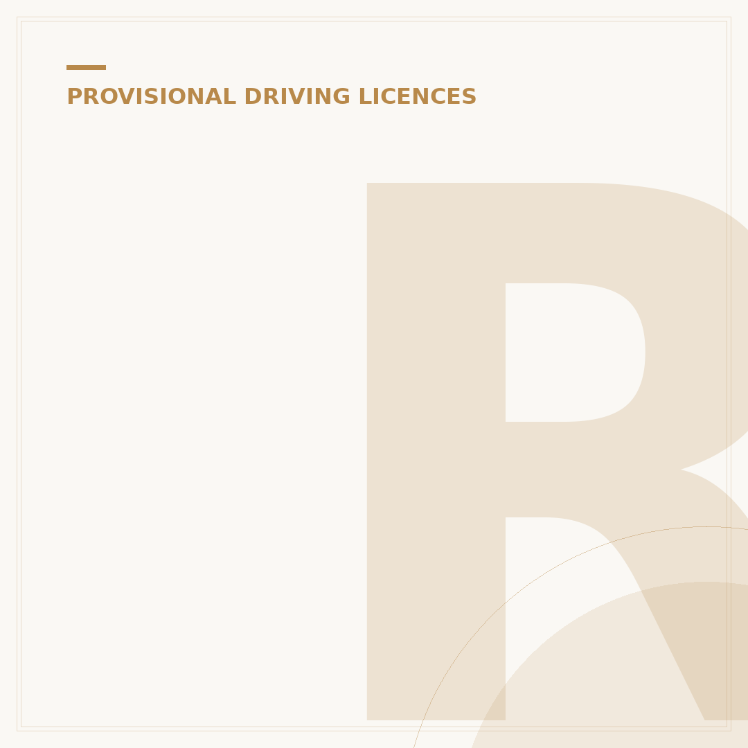 Re-Apply for a New Provisional Licence