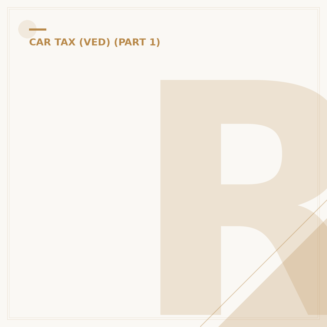 Reporting a Car Without Tax