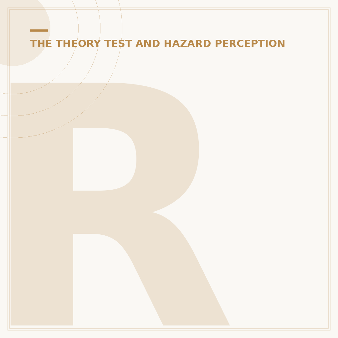 Revising for a Driving Theory Test